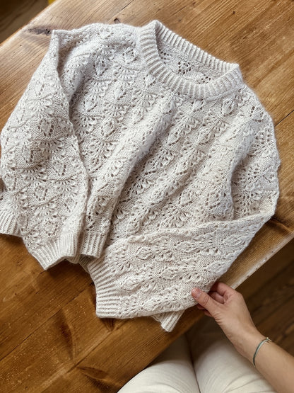 Kolibri by Johanna Pierre Sweater mit Merino und Soft Silk Mohair von Knitting for Olive 4