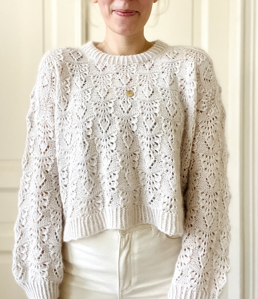 Kolibri by Johanna Pierre Sweater mit Merino und Soft Silk Mohair von Knitting for Olive 5