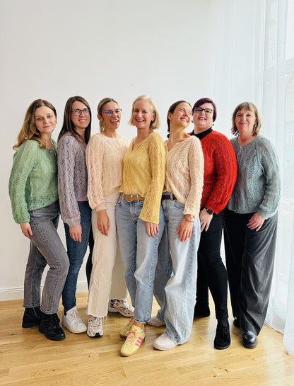 Cardigan Gerardina | délicat motif en Mohair Bliss de Pascuali