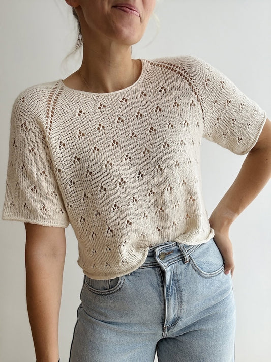 Lillie Tee | Point ajouré délicat en Suave de Pascuali
