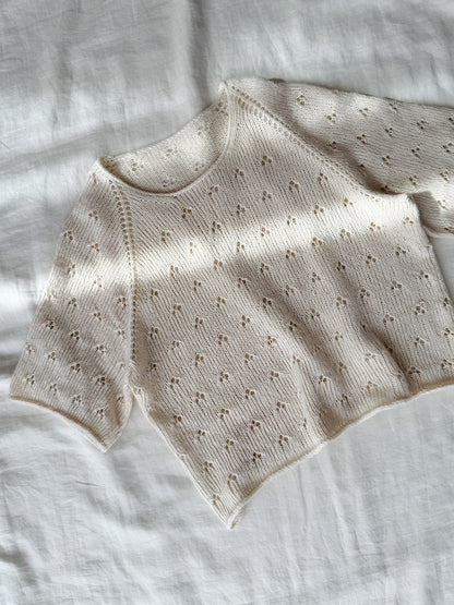 Lillie Tee | delicate lace pattern made from Suave by Pascuali