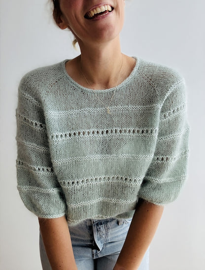 Blouse Roni | rayures délicates d'Edith et Helene de Novita