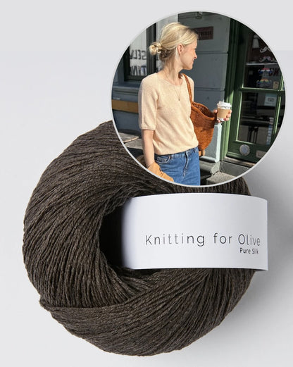PetiteKnit Kumulus Tee O-neck mit Pure Silk von Knitting for Olive 13
