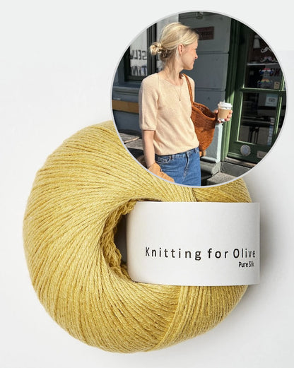 PetiteKnit Kumulus Tee O-neck mit Pure Silk von Knitting for Olive 8