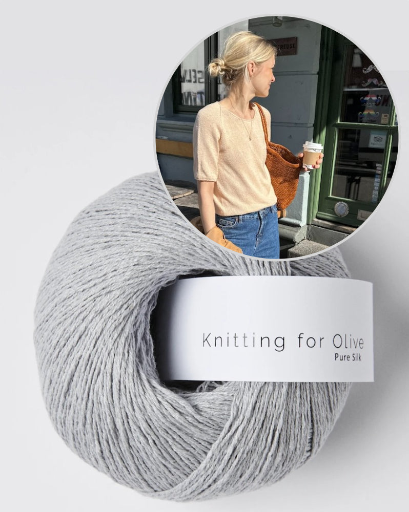 PetiteKnit Kumulus Tee O-neck mit Pure Silk von Knitting for Olive 11