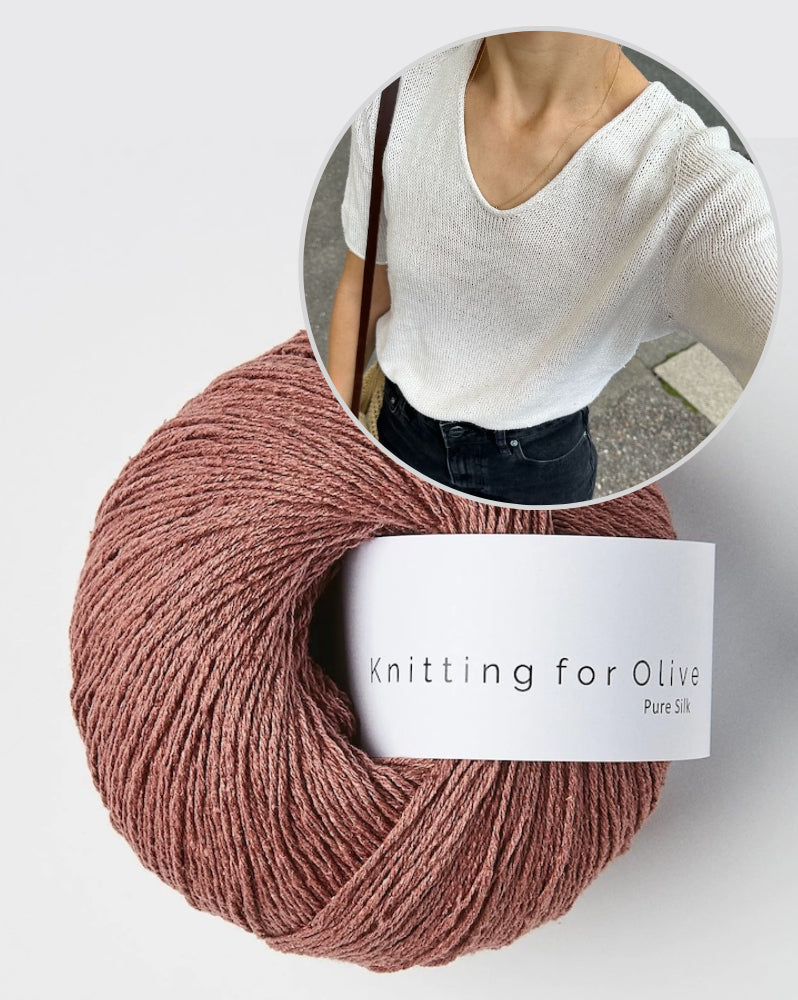 PetiteKnit Kumulus Tee mit Pure Silk von Knitting for Olive 11