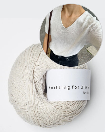 PetiteKnit Kumulus Tee mit Pure Silk von Knitting for Olive 7