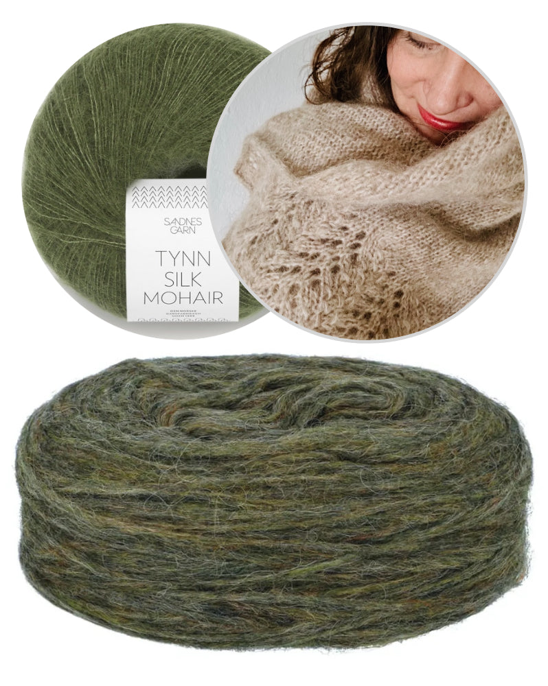 Kuscheltuch von Rabea von gute-garne mit Plötulopi und Tynn Silk Mohair von Sandnes Garn 17