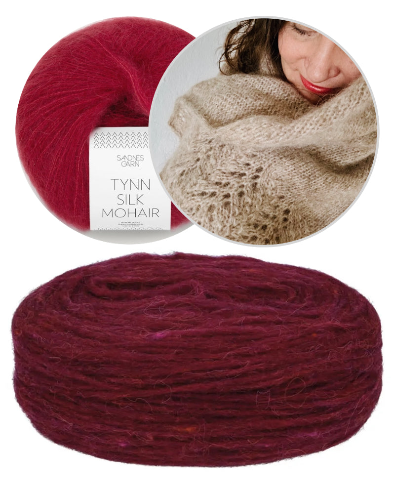 Kuscheltuch von Rabea von gute-garne mit Plötulopi und Tynn Silk Mohair von Sandnes Garn 18