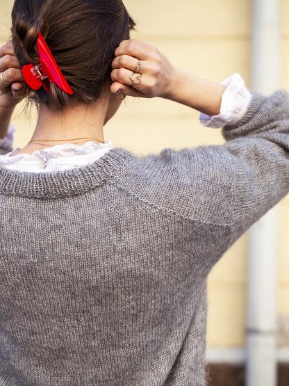 Comfort Zone Sweater | super soft and comfortable made from Alpakka Silke and Tynn Silk Mohair by Sandnes Garn