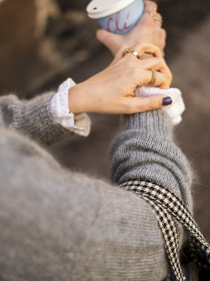 Comfort Zone Sweater | super soft and comfortable made from Alpakka Silke and Tynn Silk Mohair by Sandnes Garn