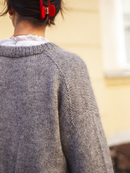 Comfort Zone Sweater | super soft and comfortable made from Alpakka Silke and Tynn Silk Mohair by Sandnes Garn
