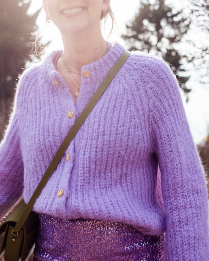 Cardigan Daydreamer | doux et léger en Borstet Alpakka et Tynn Silk Mohair