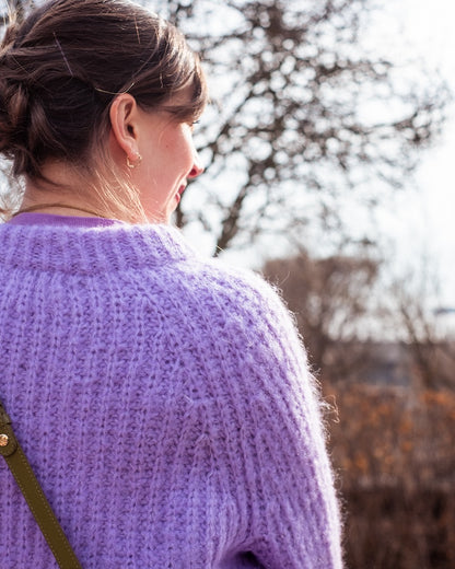 Cardigan Daydreamer | doux et léger en Borstet Alpakka et Tynn Silk Mohair