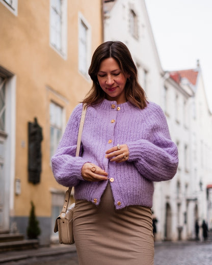 Cardigan Daydreamer | doux et léger en Borstet Alpakka et Tynn Silk Mohair