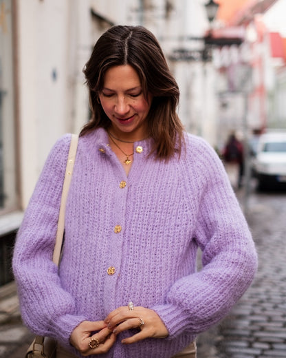 Cardigan Daydreamer | doux et léger en Borstet Alpakka et Tynn Silk Mohair