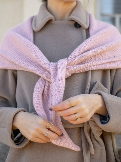 One More Row Scarf | super einfach aus Cashmere von Sandnes Garn