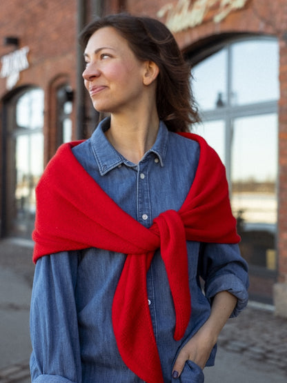 One More Row Scarf | super einfach aus Cashmere von Sandnes Garn