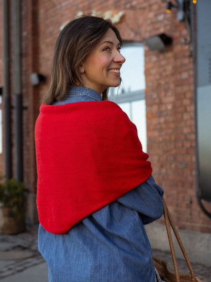 One More Row Scarf | super einfach aus Cashmere von Sandnes Garn