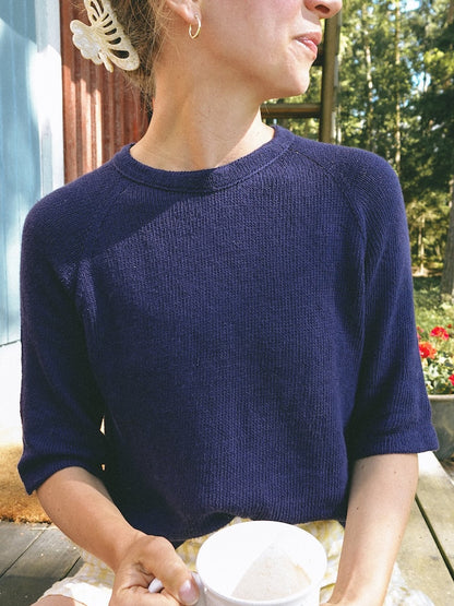Vanilla Chilla Tee Light | let basic t-shirt i Tynn Line fra Sandnes Garn