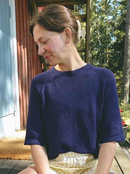 Vanilla Chilla Tee Light | let basic t-shirt i Tynn Line fra Sandnes Garn