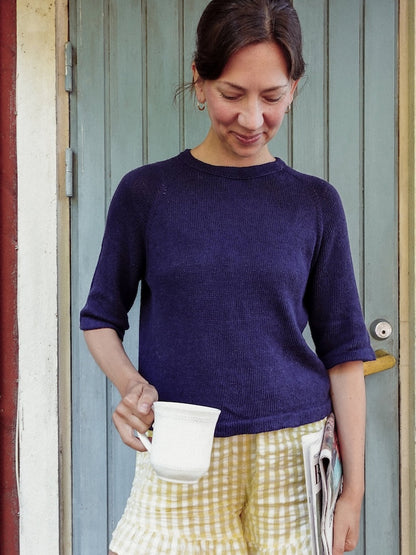Vanilla Chilla Tee Light | let basic t-shirt i Tynn Line fra Sandnes Garn