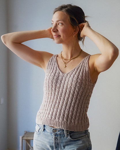Kutovakika Wavy Babe Top mit Tynn Line von Sandnes Garn 4