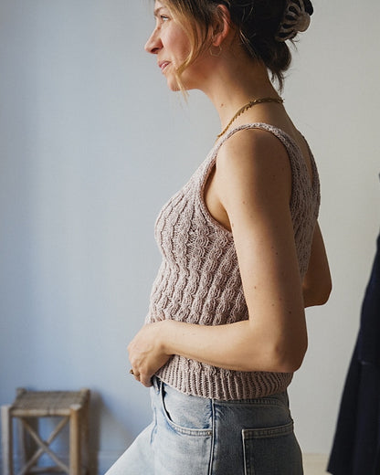 Kutovakika Wavy Babe Top mit Tynn Line von Sandnes Garn 5