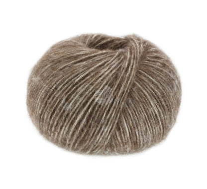 Lana Grossa Natural Alpaca Pelo dunkelbraun meliert 8
