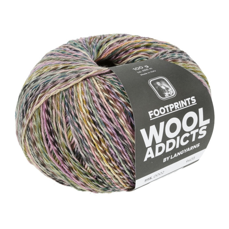 Lang Yarns Footprints Farbe raspberry granola 002