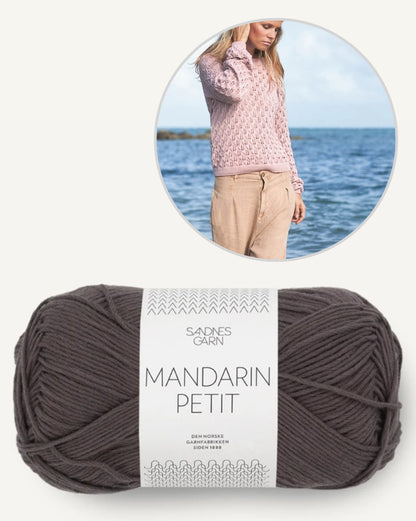 Laubpullover | delicate leaf pattern from Mandarin Petit by Sandnes Garn