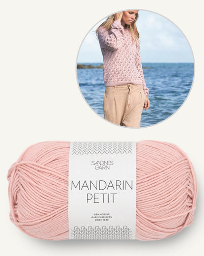 Laubpullover | delicate leaf pattern from Mandarin Petit by Sandnes Garn