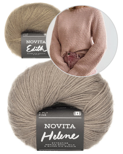 Pull Laurenz | motif délicat d'Helene et Edith de Novita