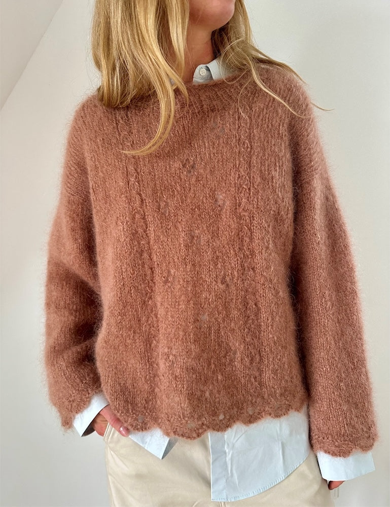 Cloveri kampsun | kerge ja pehme kampsun Sandnes Garni Ballerina Chunky Mohairist