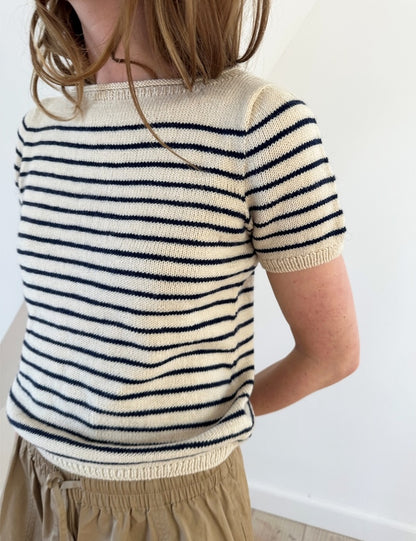 Manon Tee | maritim verträumte Streifen aus Sunday von Sandnes Garn