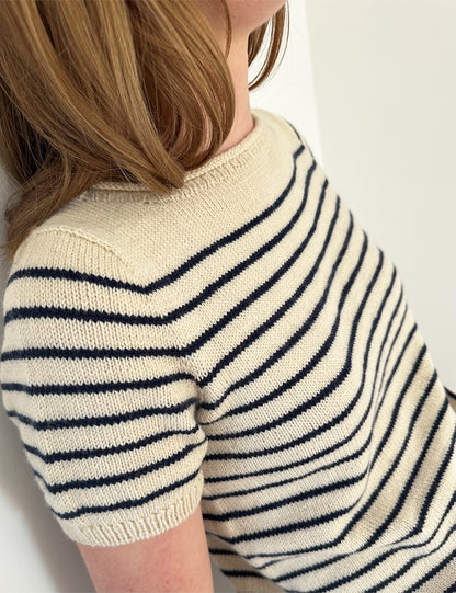 Manon Tee | maritim verträumte Streifen aus Sunday von Sandnes Garn