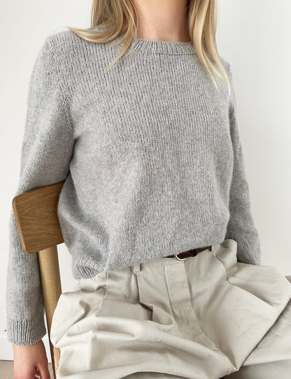 Maria Blouse | soft basic sweater with Classic Cashmere from Cardiff