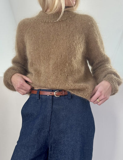 LeKnit Picot Sweater mit Ballerina Chunky Mohair von Sandnes Garn 2