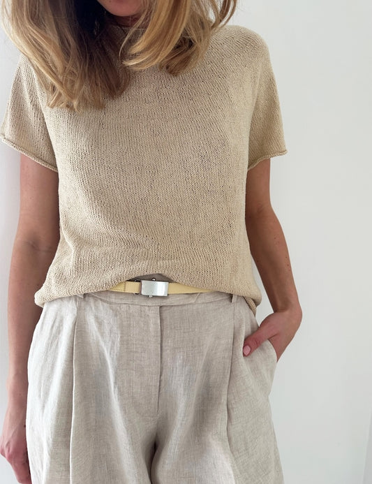 LeKnit Plain Yoke Tee 28 Sandnes Edition mit Tynn Line von Sandnes Garn 4
