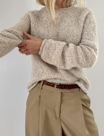 Plain Yoke Sweater | Schlicht, leicht und flauschig auch für Anfänger