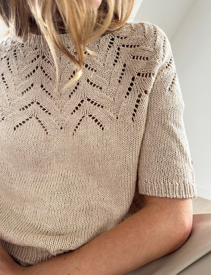 Tulipan Tee | zarte Blüten aus Line von Sandnes Garn