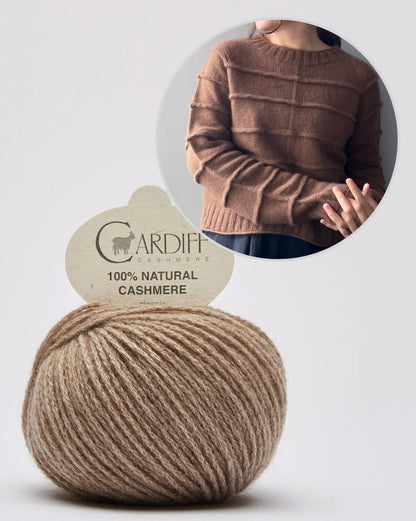 Linescape Sweater | Basic linjer i klassisk kashmir fra Cardiff