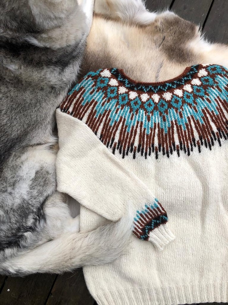 Linka Neumann Hopi Sweater mit Lettlopi von Lopi Island 7