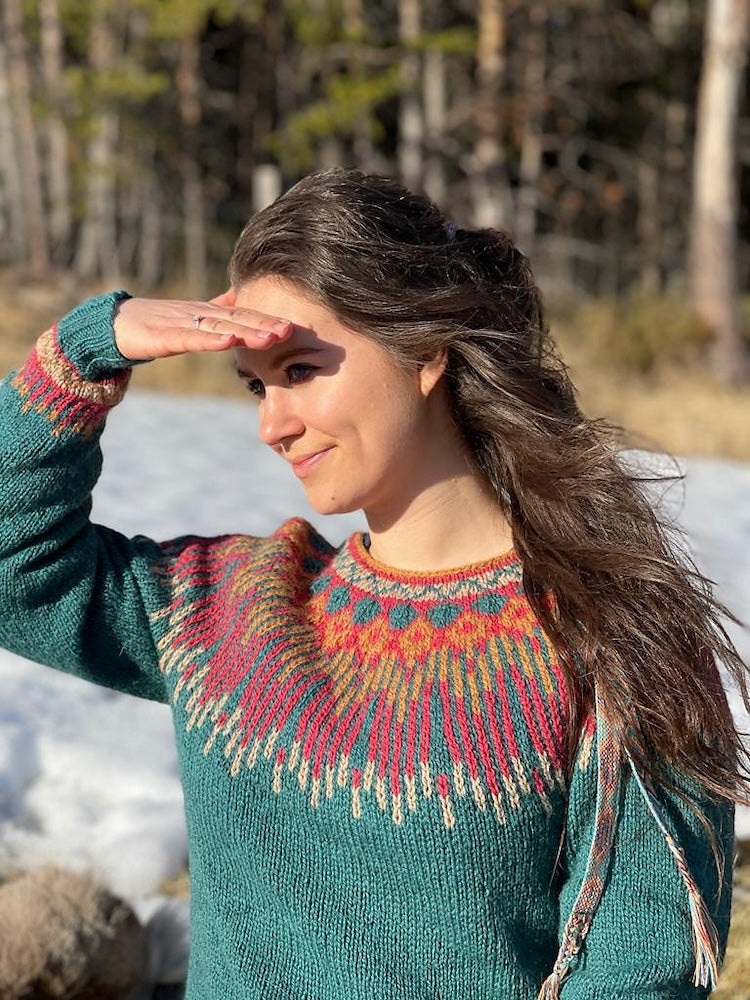 Linka Neumann Hopi Sweater mit Lettlopi von Lopi Island 8