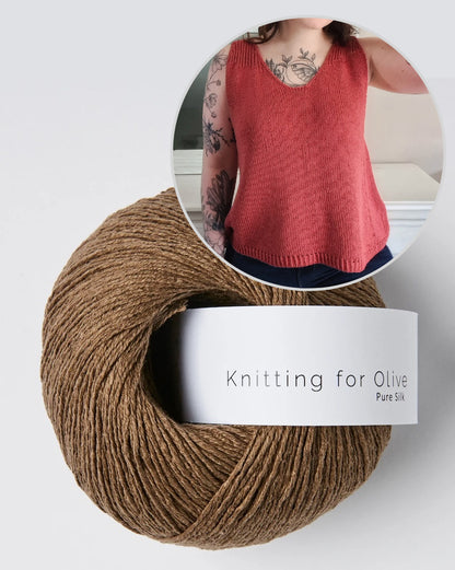 Liserne Top | feine A-Linie aus Pure Silk von Knitting for Olive