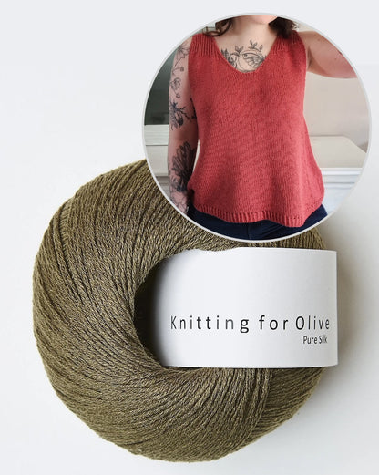 Liserne Top | feine A-Linie aus Pure Silk von Knitting for Olive