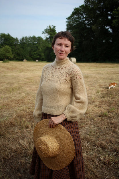 Listopera Sweater | zarte Bluse aus Le Gros Silk & Mohair von Biches & Bûches