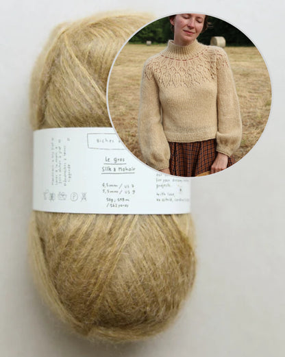 Listopera Sweater | zarte Bluse aus Le Gros Silk & Mohair von Biches & Bûches