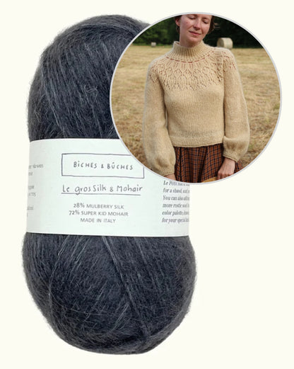 Listopera Sweater | zarte Bluse aus Le Gros Silk & Mohair von Biches & Bûches