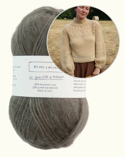 Listopera Sweater | zarte Bluse aus Le Gros Silk & Mohair von Biches & Bûches